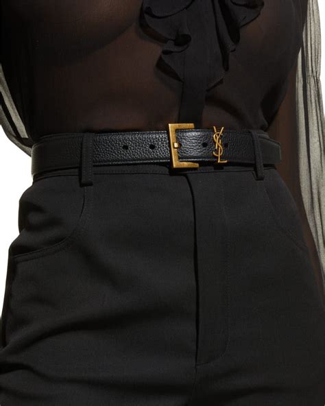 ysl tan belt|YSL belt women's outfit.